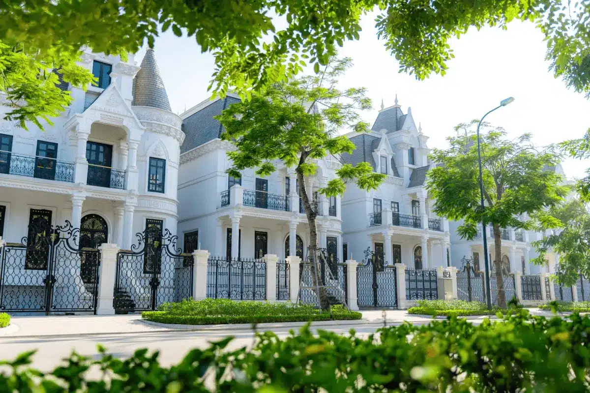 Khu nhà thấp tầng tại Tây Hồ Tây.