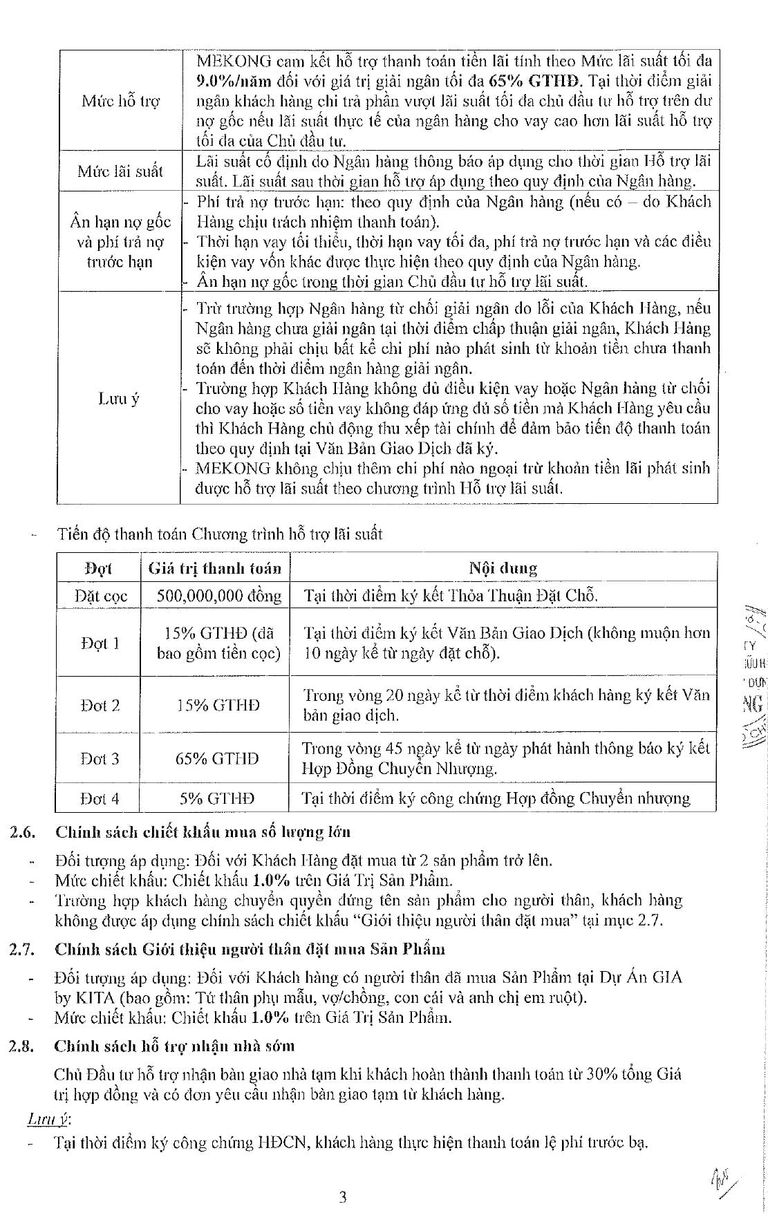 Khách hàng thanh toán sớm dự án GIA by KITA Group hưởng mức chiết khấu cực kỳ hấp dẫn, tối ưu hóa dòng tiền đầu tư hiệu quả và gia tăng giá trị tài sản ngay tại thời điểm đặt mua. Khách hàng thanh toán sớm dự án GIA by KITA Group hưởng mức chiết khấu cực kỳ hấp dẫn, tối ưu hóa dòng tiền đầu tư hiệu quả và gia tăng giá trị tài sản ngay tại thời điểm đặt mua.