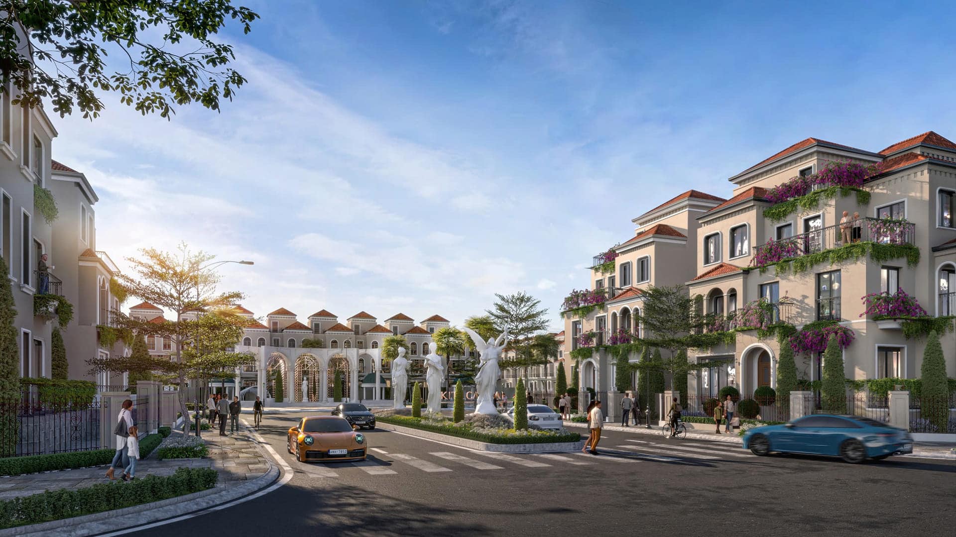 Kiến trúc Địa Trung Hải nổi bật với đường nét vòm cong mềm mại, sắc tường ấm áp cùng mái ngói nung thanh bình, mang lại không gian sống phóng khoáng, lãng mạn và ngập tràn tinh thần thiên nhiên. Hệ thống tiện ích sang trọng tại GIA by KITA Group mang đến trải nghiệm sống nghỉ dưỡng đỉnh cao, đáp ứng trọn vẹn phong cách thượng lưu.