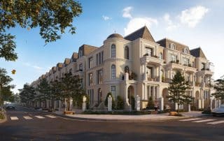 Thiết kế Châu Âu cổ điển GIA by KITA Group nổi bật với hệ mái vòm lộng lẫy, tỉ lệ đối xứng hoàn hảo, mang đến không gian sống nguy nga, sang trọng và đậm chất quý tộc giữa lòng đô thị.