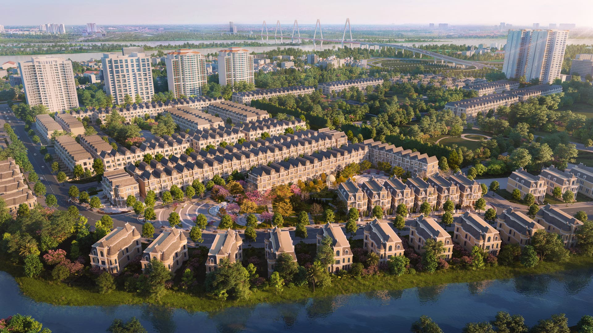 Tổng quan phân khu BT5 GIA by KITA Group nổi bật với kiến trúc Châu Âu cổ điển nguy nga, thể hiện đường nét hoa văn tinh xảo, mang lại vẻ đẹp sang trọng, uy nghi và khẳng định đẳng cấp chủ nhân.