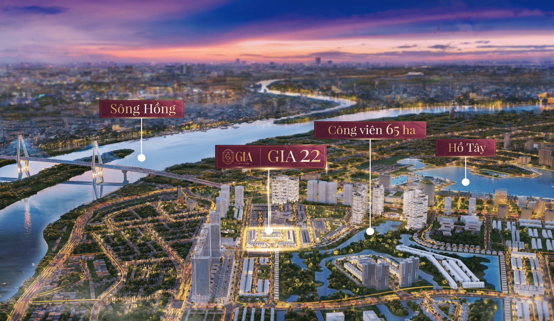 Vị trí GIA by KITA Group sở hữu tọa độ vàng đắt giá tại trung tâm kết nối giao thông huyết mạch, giúp cư dân dễ dàng di chuyển nhanh chóng đến hệ thống tiện ích đẳng cấp hàng đầu khu vực. GIA by Kita Group tọa lạc tại vị trí đắc địa trên Lô đất BT02 & BT05, Khu đô thị Nam Thăng Long (Ciputra), Phường Phú Thượng, TP. Hà Nội