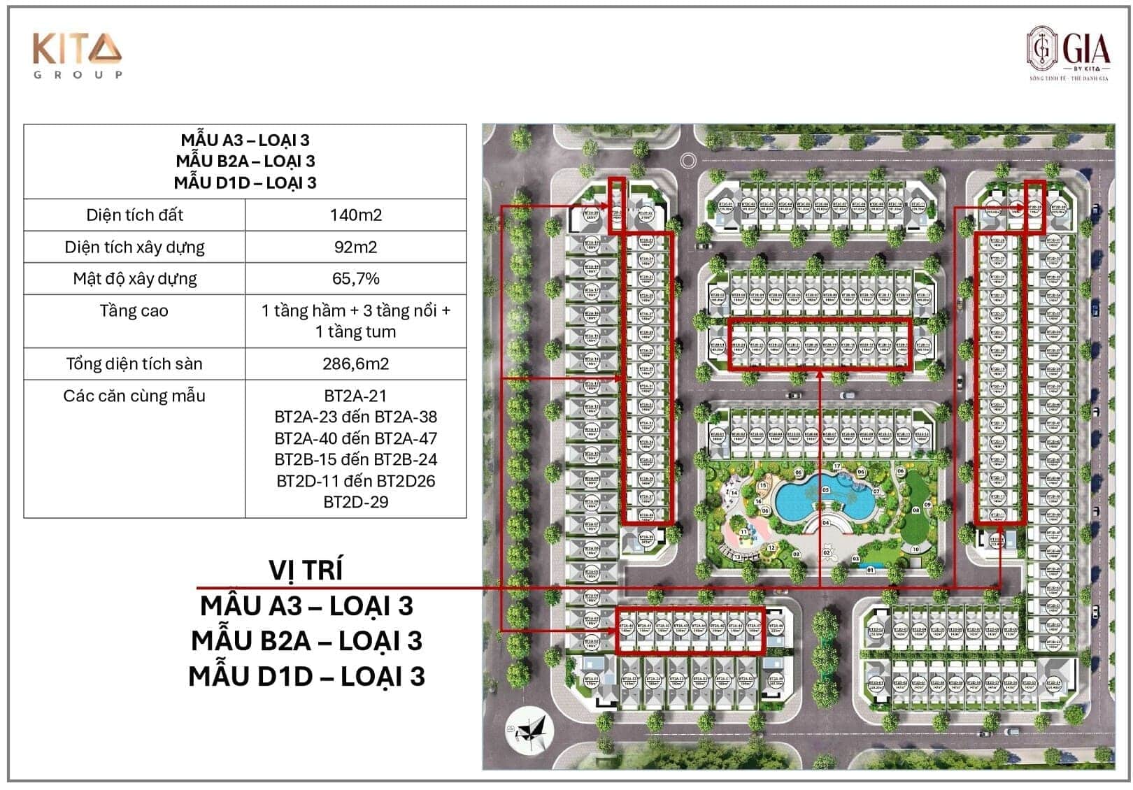 Vị trí mẫu nhà trên mặt bằng GIA 22 sở hữu tọa độ trung tâm đắt giá, kết nối trực tiếp chuỗi tiện ích nội khu cùng công viên mảng xanh, mang lại sự thuận tiện tối đa cho sinh hoạt hàng ngày. Vị trí mẫu nhà trên mặt bằng GIA 22 sở hữu tọa độ trung tâm đắt giá, kết nối trực tiếp chuỗi tiện ích nội khu cùng công viên mảng xanh, mang lại sự thuận tiện tối đa cho sinh hoạt hàng ngày.